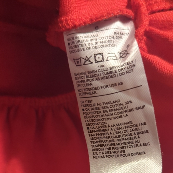 Janie and Jack Red Ruffle Dress - Picture 6 of 6